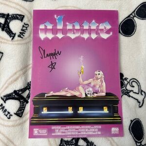 RARE SIGNED BY SLAYYYTER “ALONE” POSTER